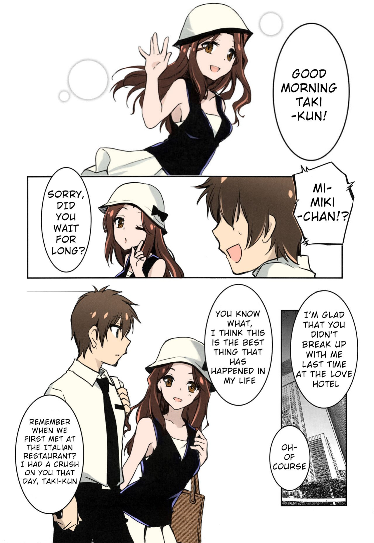 Kimi no Na wa. - & and & - Mitsuha Miyamziu & Teshigawara Katsuhiko (Coelacanth) (colored by mikakucoloring)