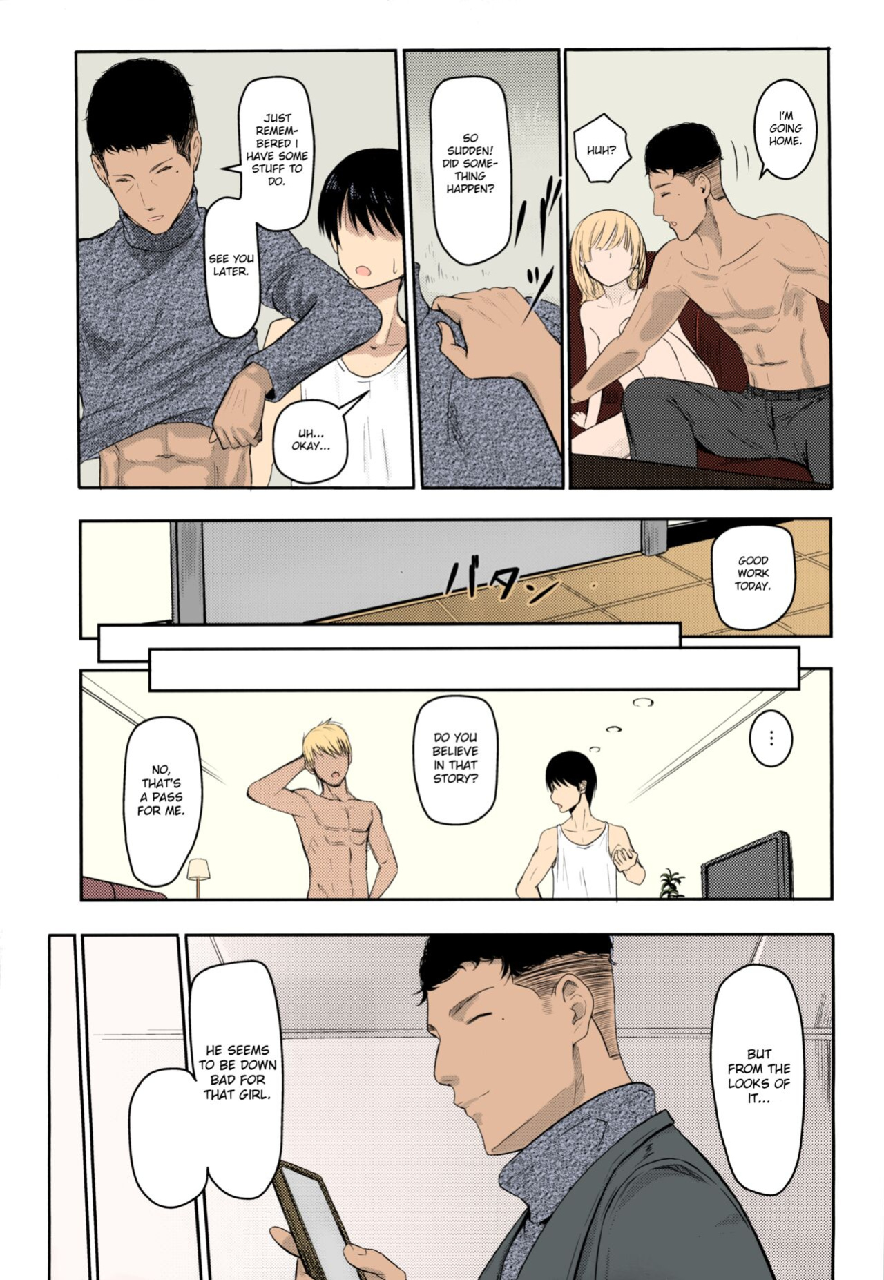 Kimi no Na wa. - & and & - Mitsuha Miyamziu & Teshigawara Katsuhiko (Coelacanth) (colored by mikakucoloring)