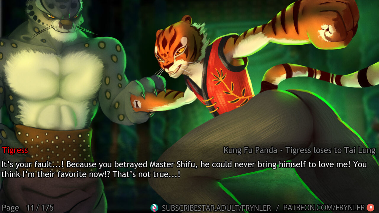 [Frynler] Tigress loses to Tai Lung (Kung Fu Panda)