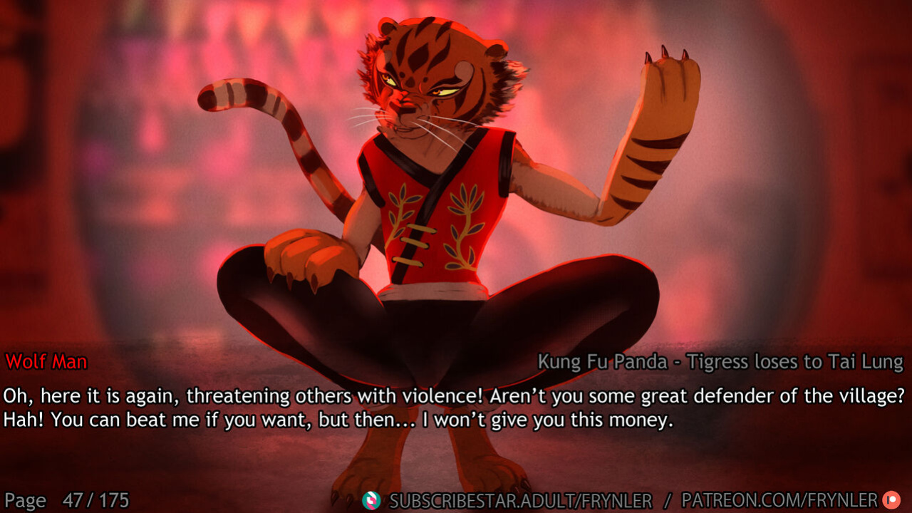 [Frynler] Tigress loses to Tai Lung (Kung Fu Panda)