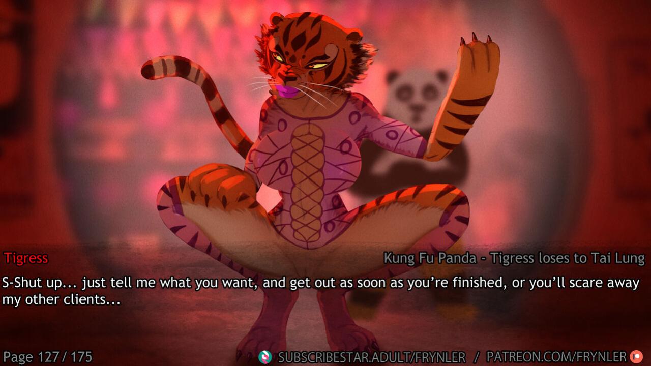 [Frynler] Tigress loses to Tai Lung (Kung Fu Panda)