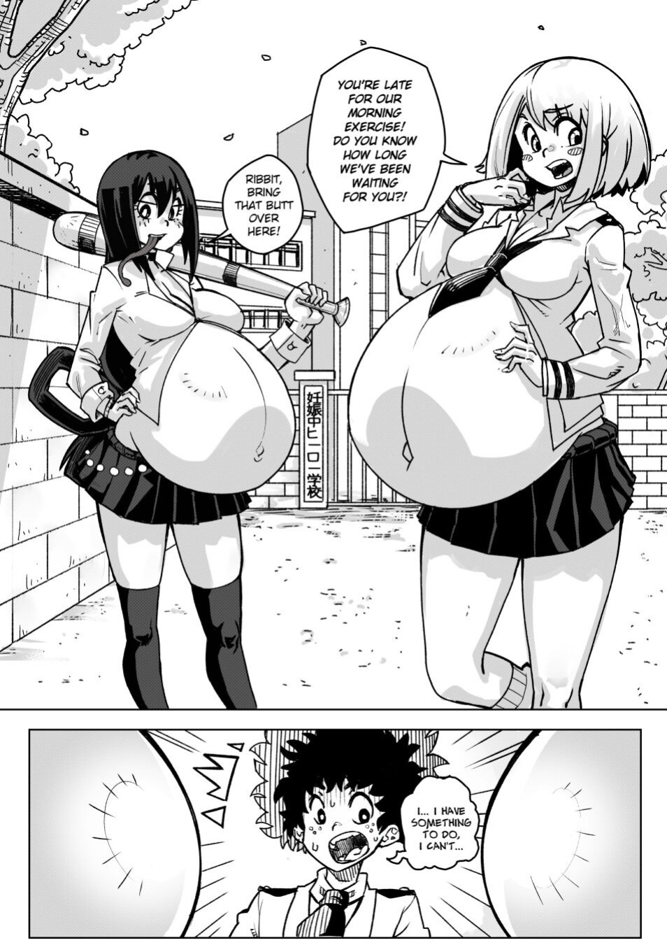Pregnant Hero Academia