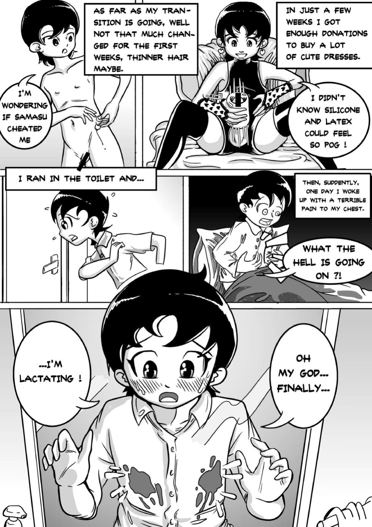 I tried female hormones to become a crossdresser Idol (all chapters so far)