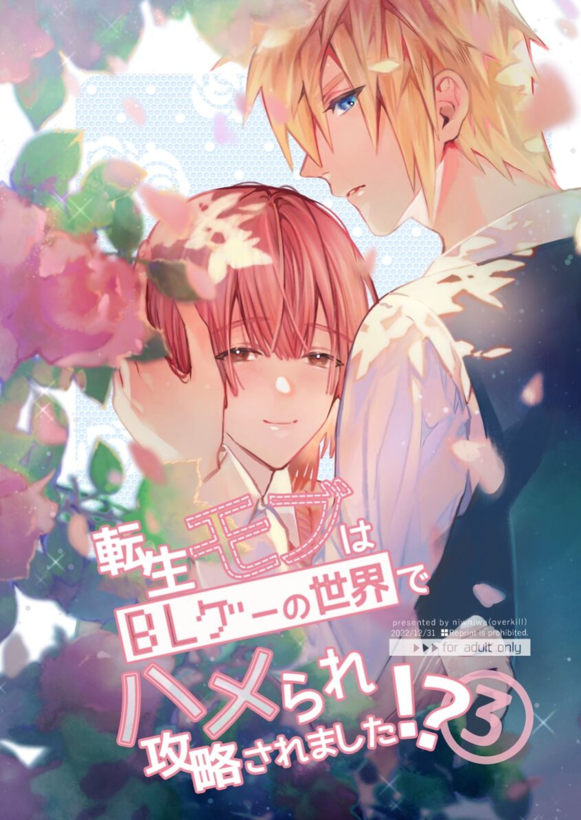 [niwaniwa (Oova Akiru)] Tensei Mob wa BL-gee no Sekai de Hamerare Kouryakusaremashita!? 3 | Sex with the Love Interest! But I'm an NPC! 3 [Bean Works]
