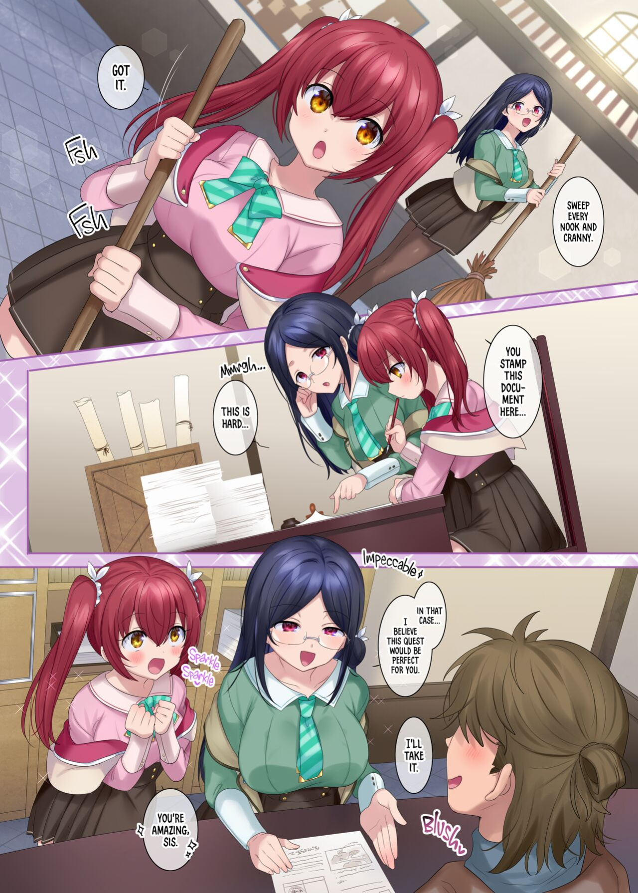 [Amulai Sweets Factory (Hiiragi Popura)] The Succubus Guild Receptionist
