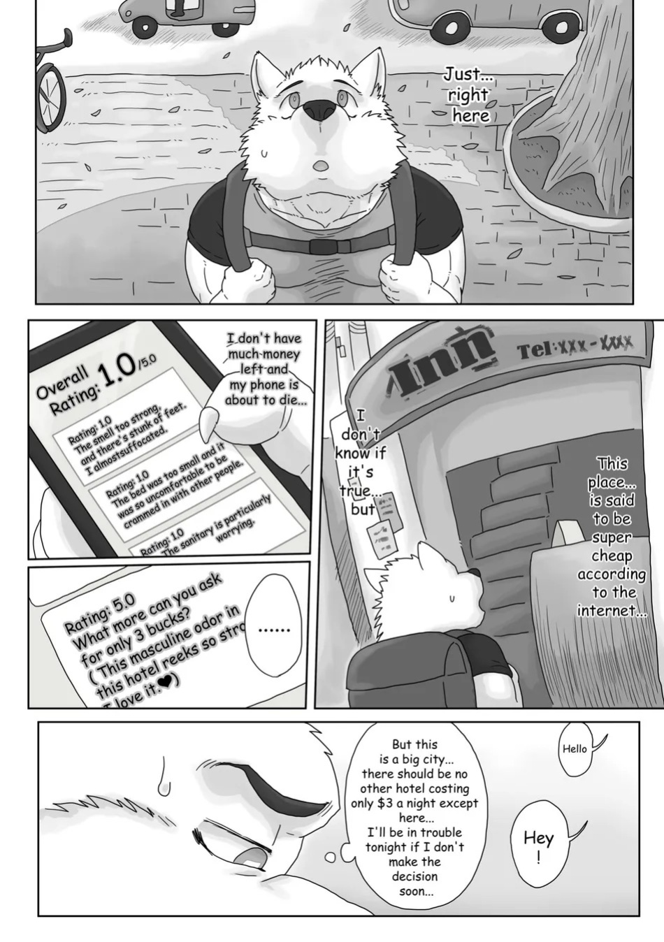 [Renoky] Found a super ~~ cheap inn in a big city! [Eng]