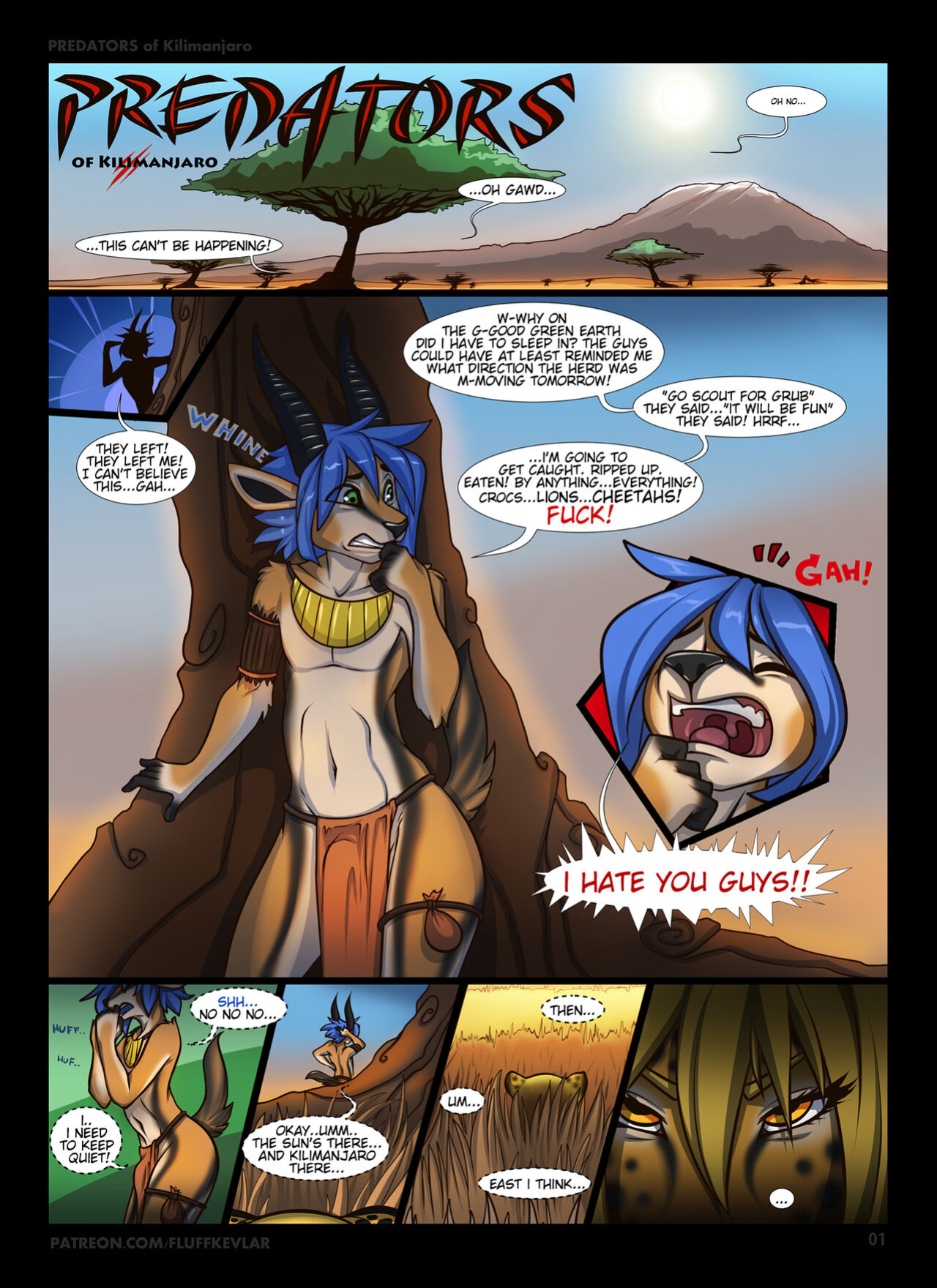 [Fluff-Kevlar] Predators of Kilimanjaro