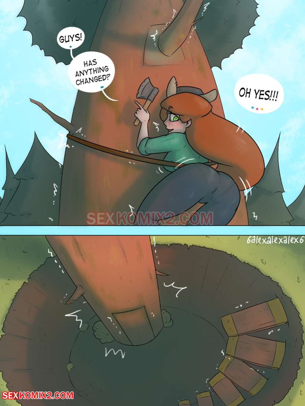 [SexKomix, 6alexalexalex6] Love Triangle (Gravity Falls)