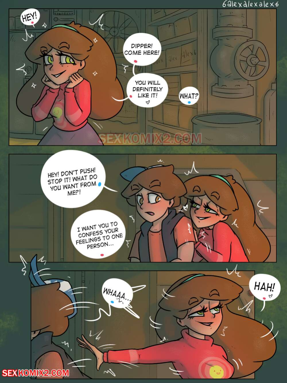 [SexKomix, 6alexalexalex6] Love Triangle (Gravity Falls)