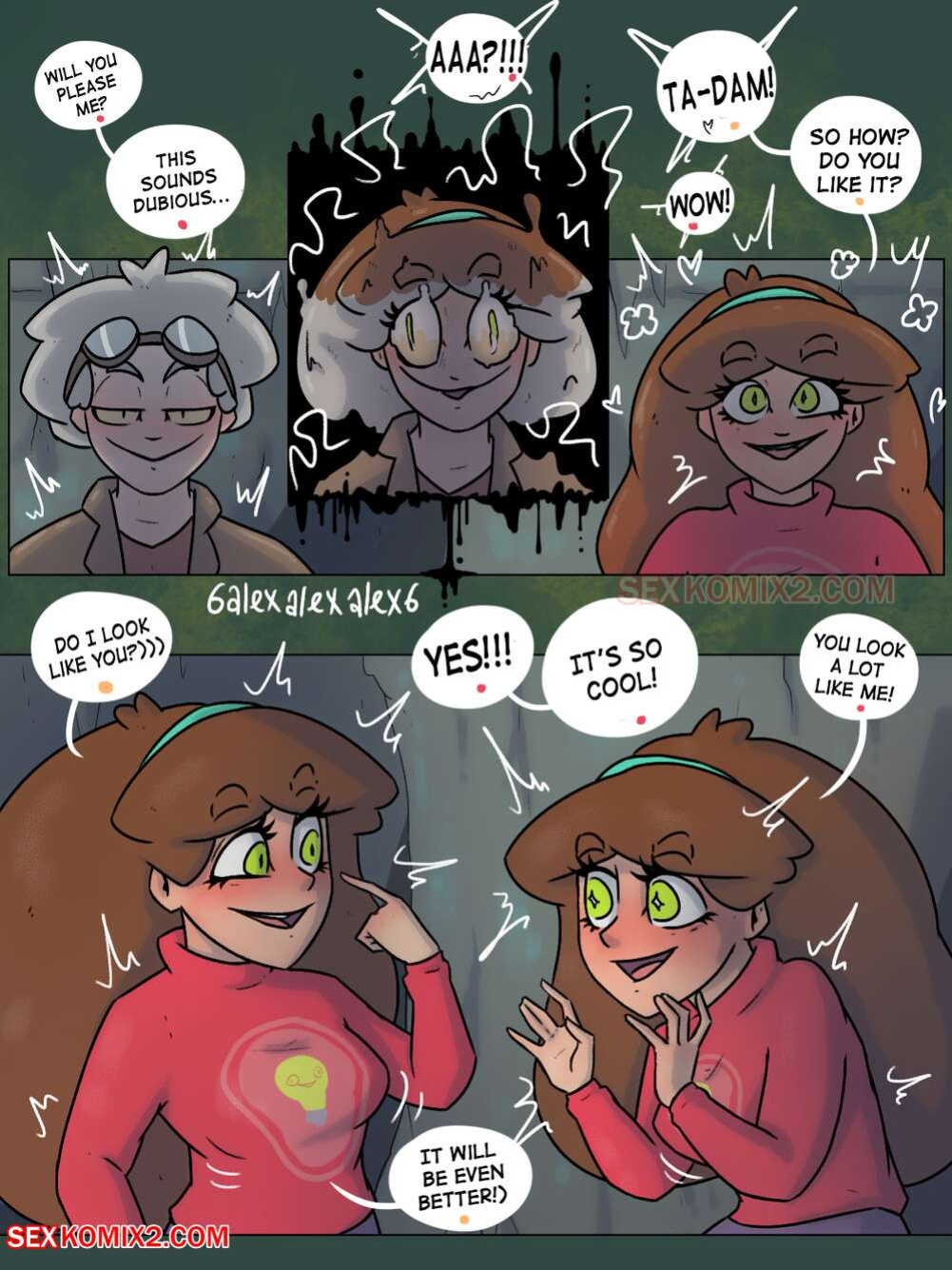 [SexKomix, 6alexalexalex6] Love Triangle (Gravity Falls)