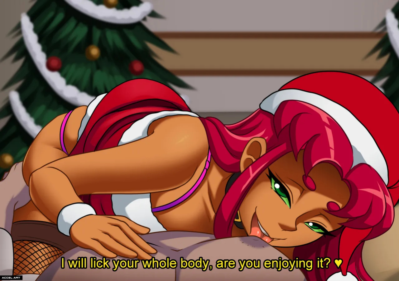 [Accel Art] Star Fire Chirstmas (Teen titans) (english + textless)