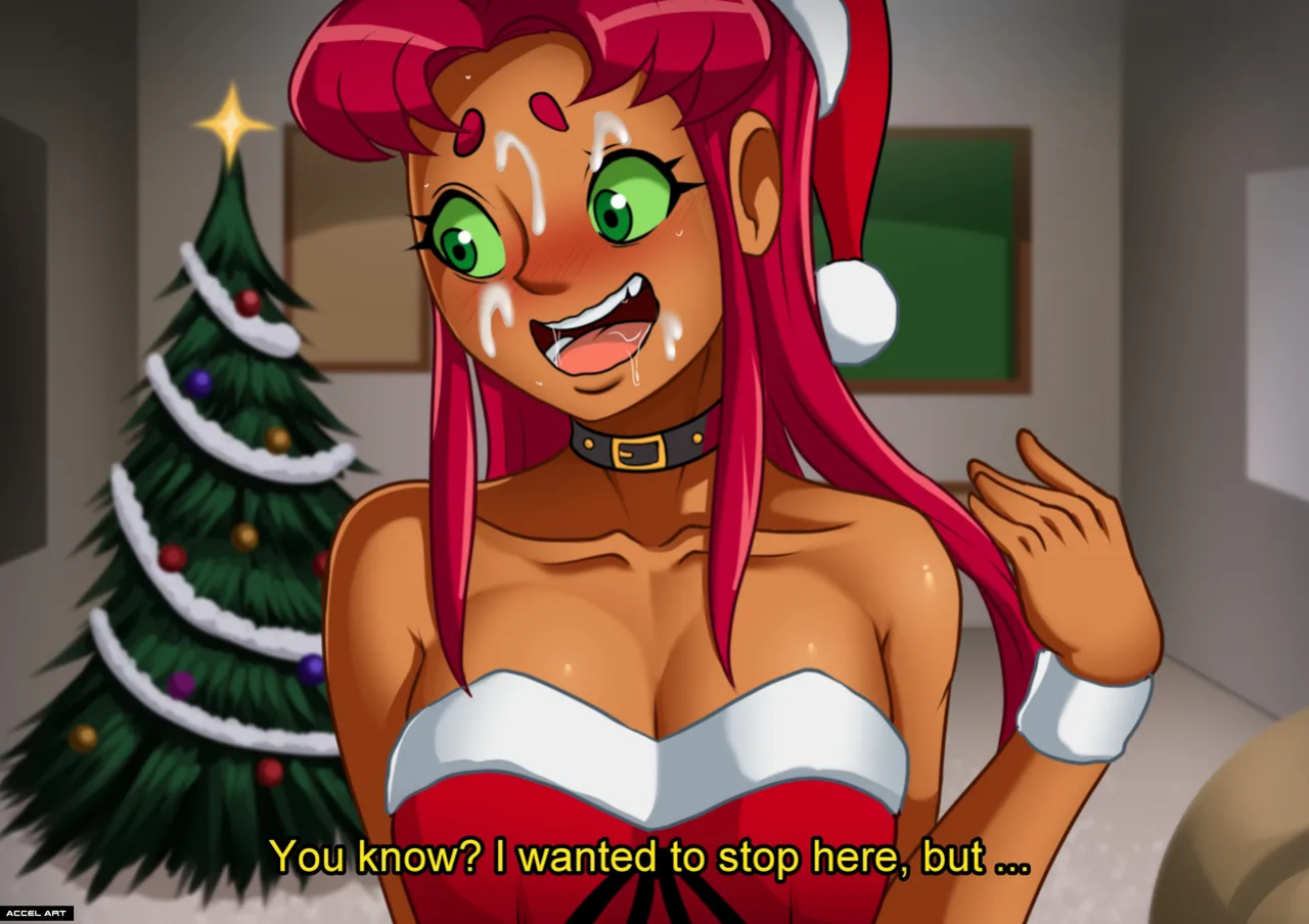 [Accel Art] Star Fire Chirstmas (Teen titans) (english + textless)