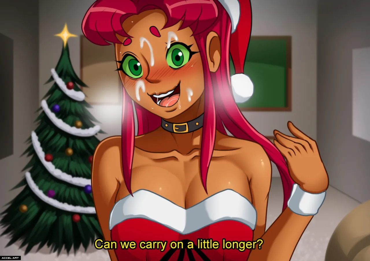 [Accel Art] Star Fire Chirstmas (Teen titans) (english + textless)