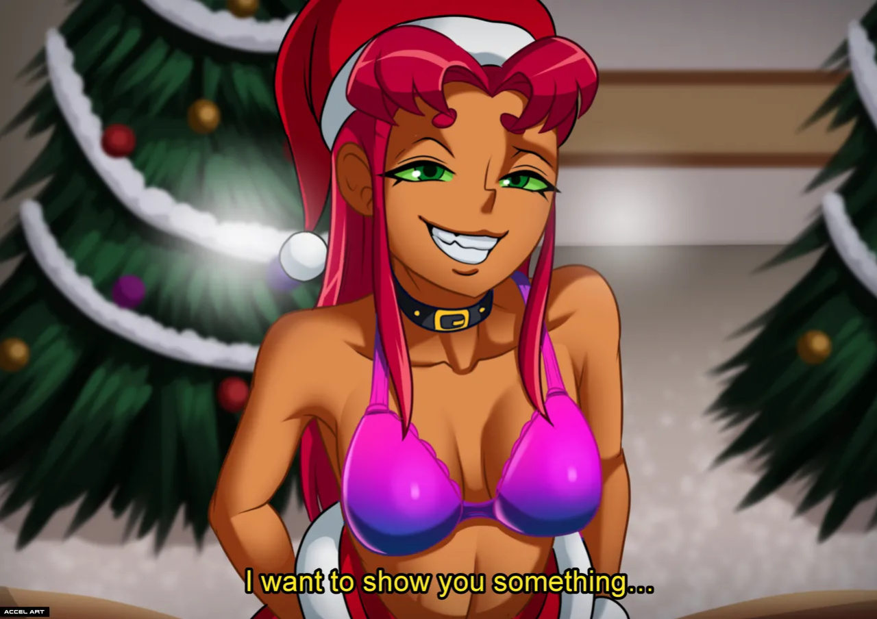 [Accel Art] Star Fire Chirstmas (Teen titans) (english + textless)