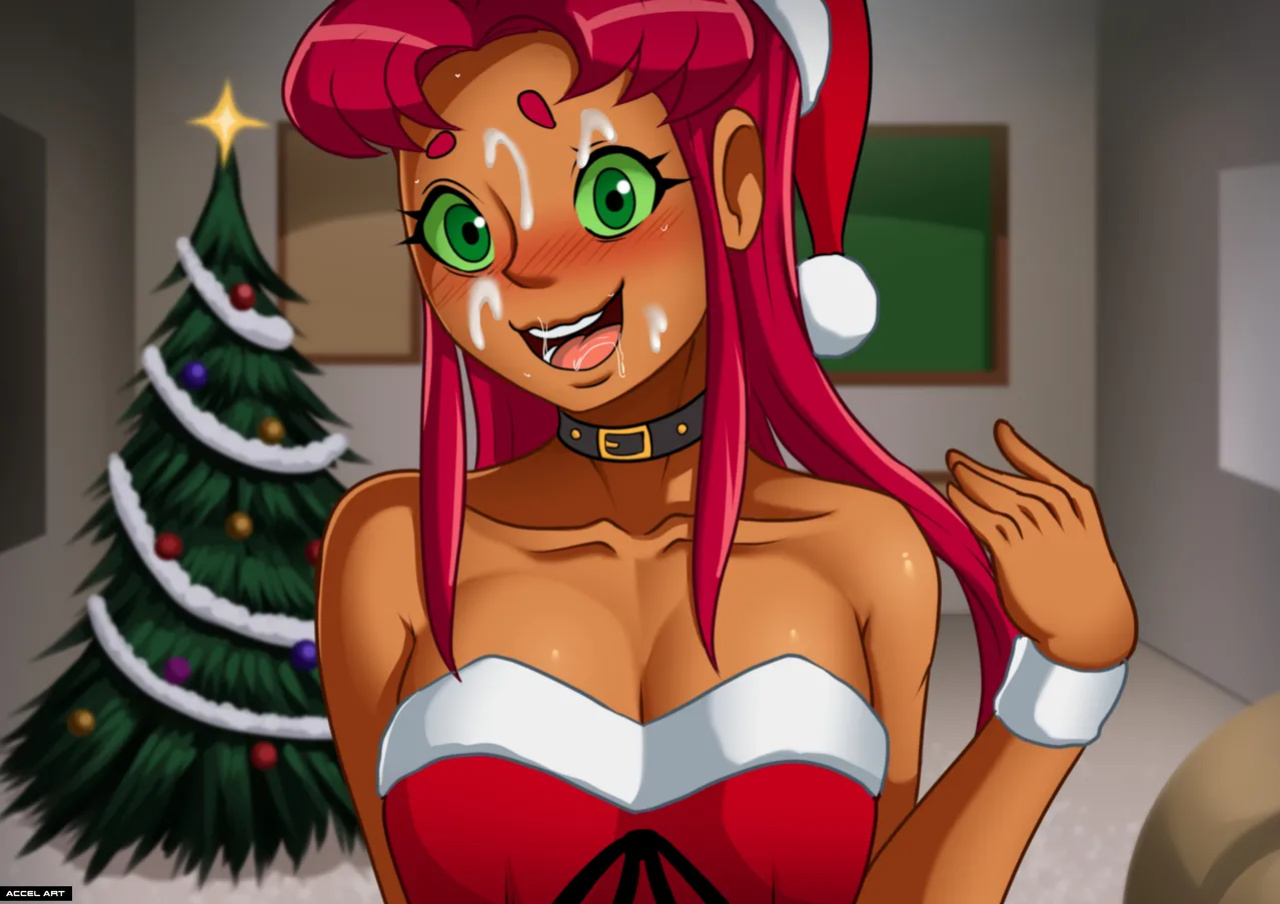 [Accel Art] Star Fire Chirstmas (Teen titans) (english + textless)