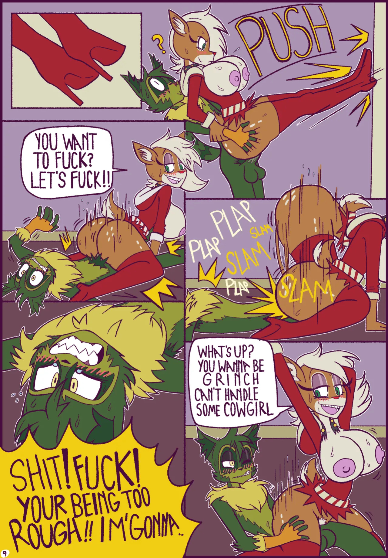 [HoneyMapache] How Fuccoon Fucked Lady Christmas