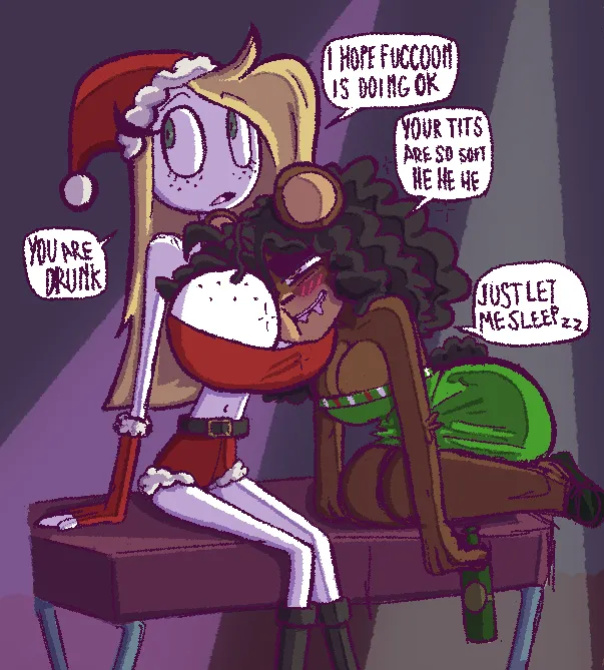 [HoneyMapache] How Fuccoon Fucked Lady Christmas