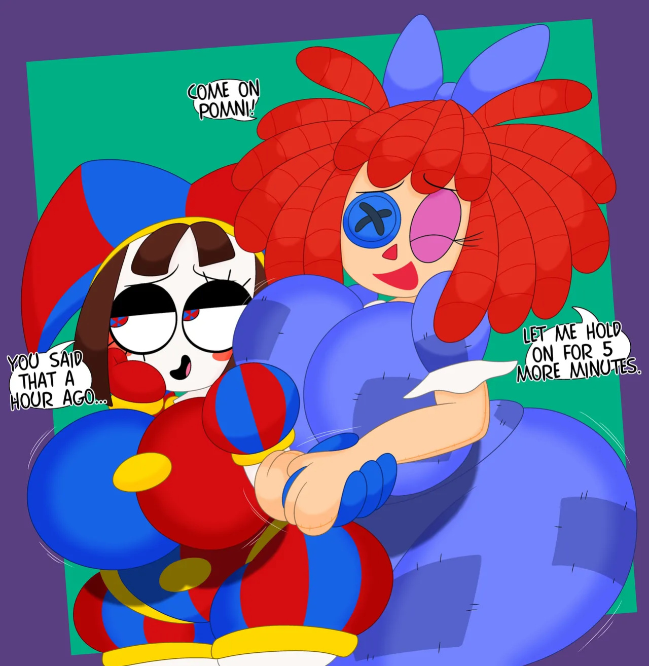 [3BArts] Ragatha x Pomni (The Amazing Digital Circus)