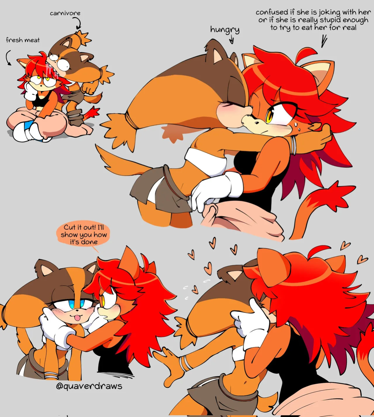 [QuaverDraws (QuaverNSFW)] Luana x Sticks