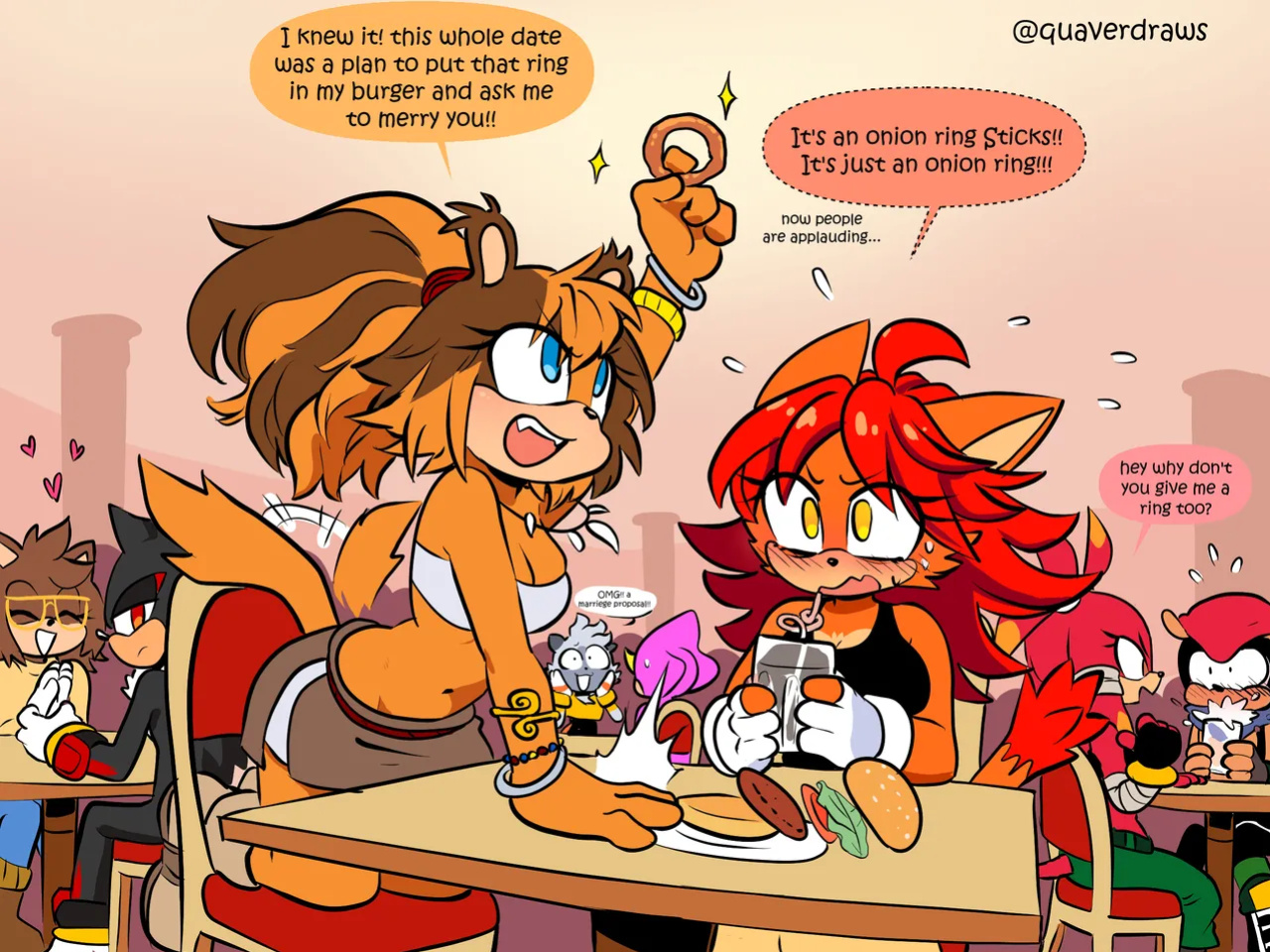 [QuaverDraws (QuaverNSFW)] Luana x Sticks