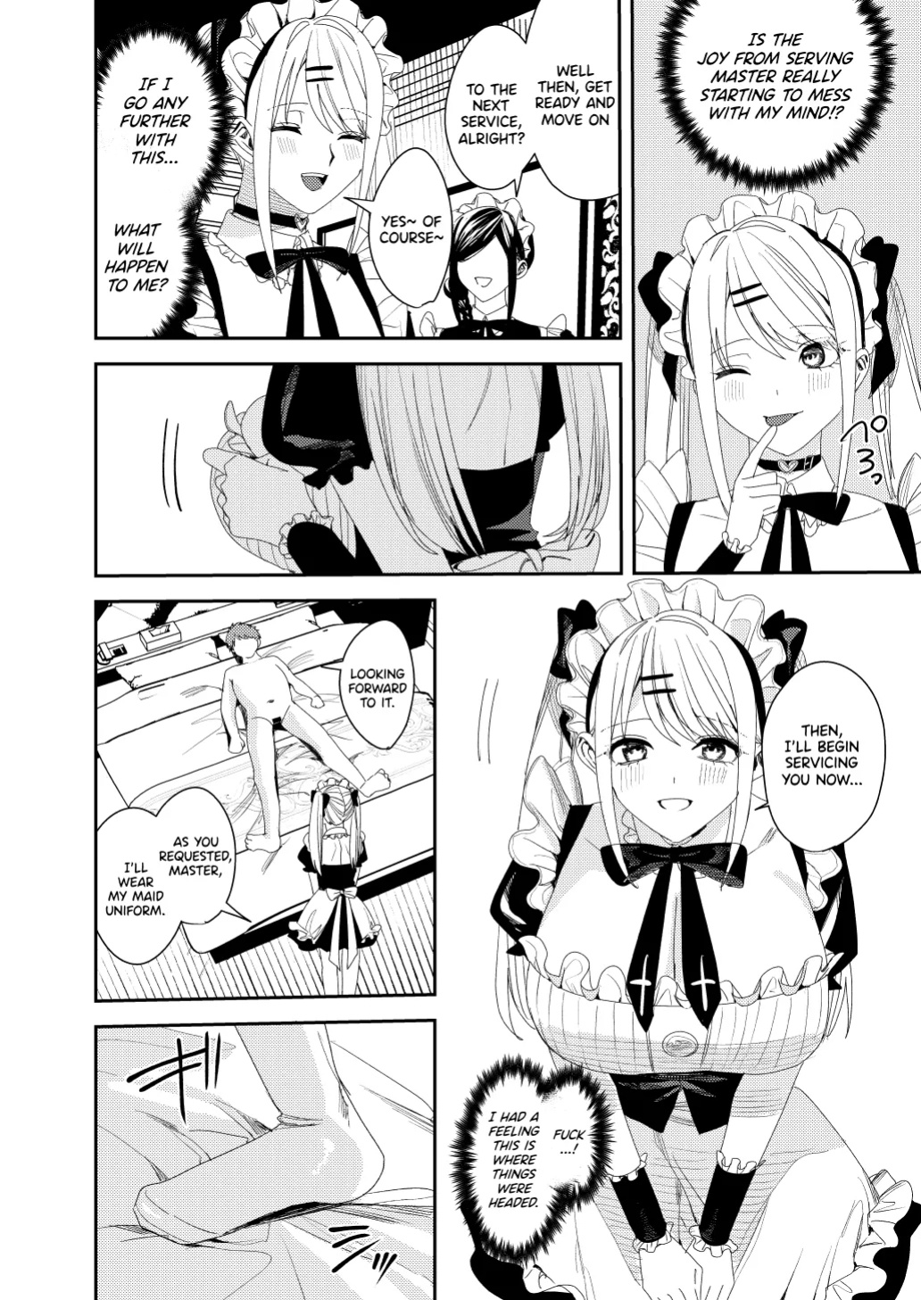[Amuai Okashi Seisakusho (Betty)] Sekuhara Kyaku wa Maid ni shite Gohoushi Saseyo | Harasser Turned Maid Is Made to Service