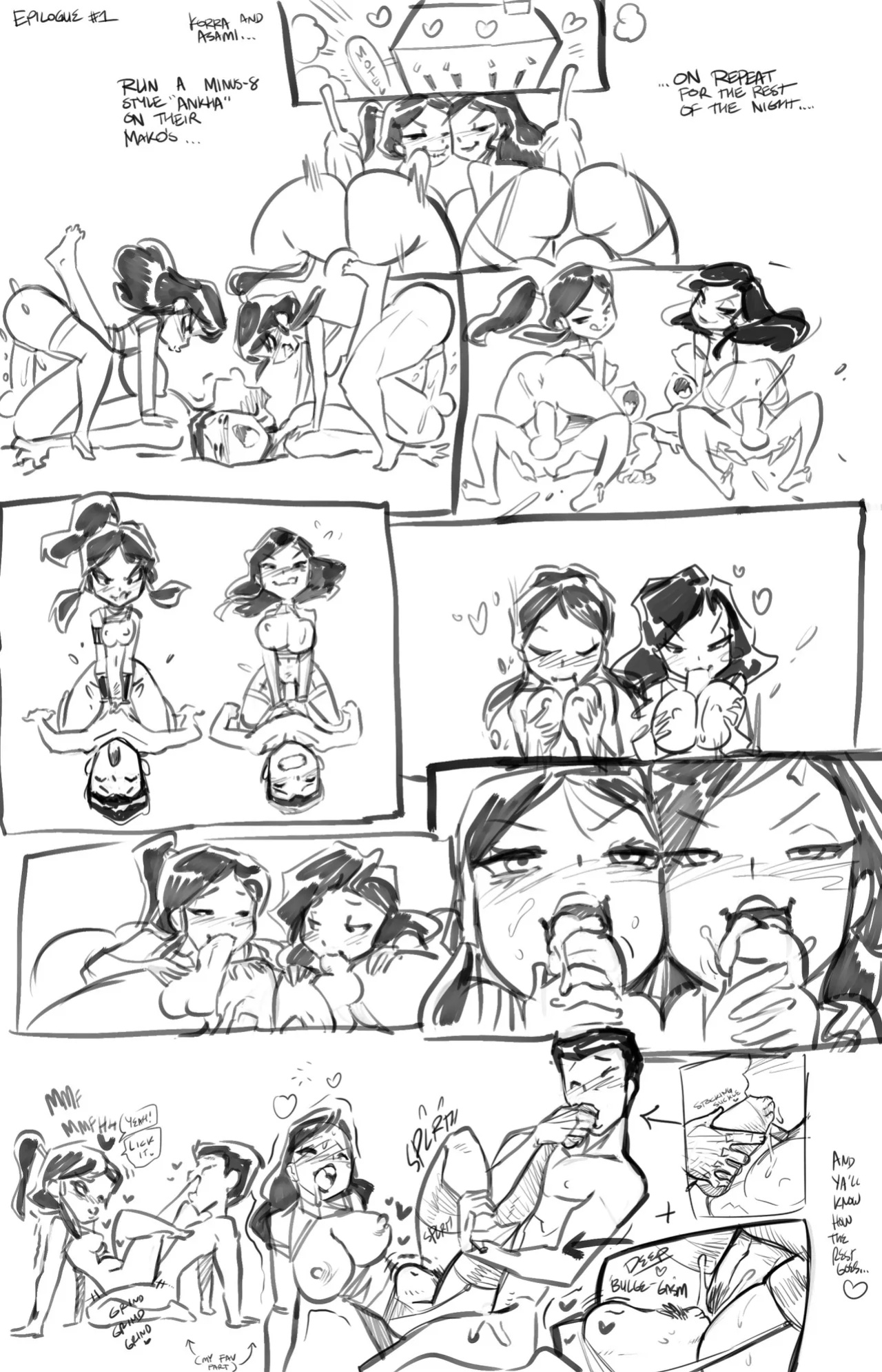 [Fred Perry] Korra+Asami+Mako in: This has... POSSIBILITIES! (The Legend of Korra) [HD]