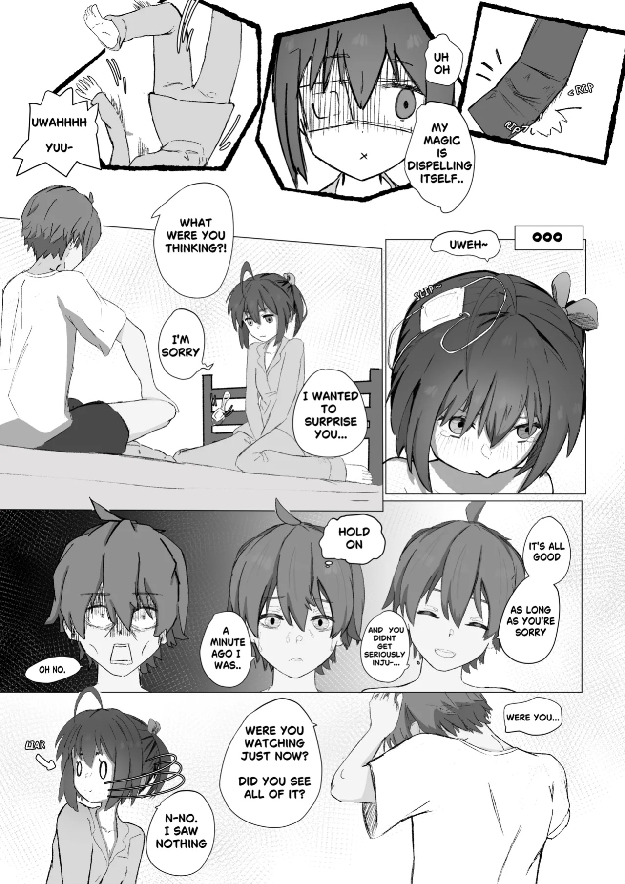 Rikka's surprise attack