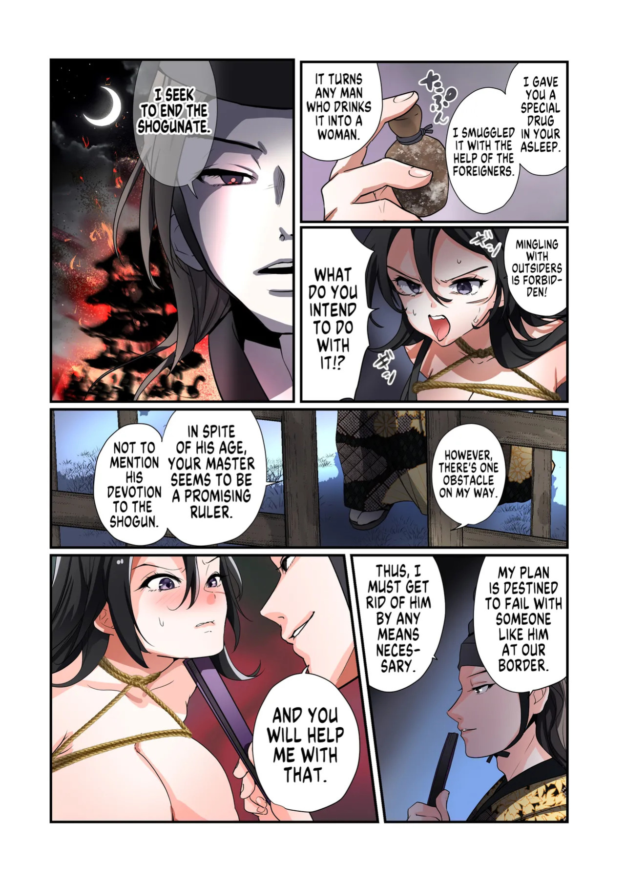 [Amuai Okashi Seisakusho (Namamugi, Tsukumaru)] Akuochi TS Kunoichi ~Bushi no Chuushin Sutsuru Toki~ | Corrupted TS Kunoichi ~When a Warrior Abandons his Devotion~ [English] [GTF]