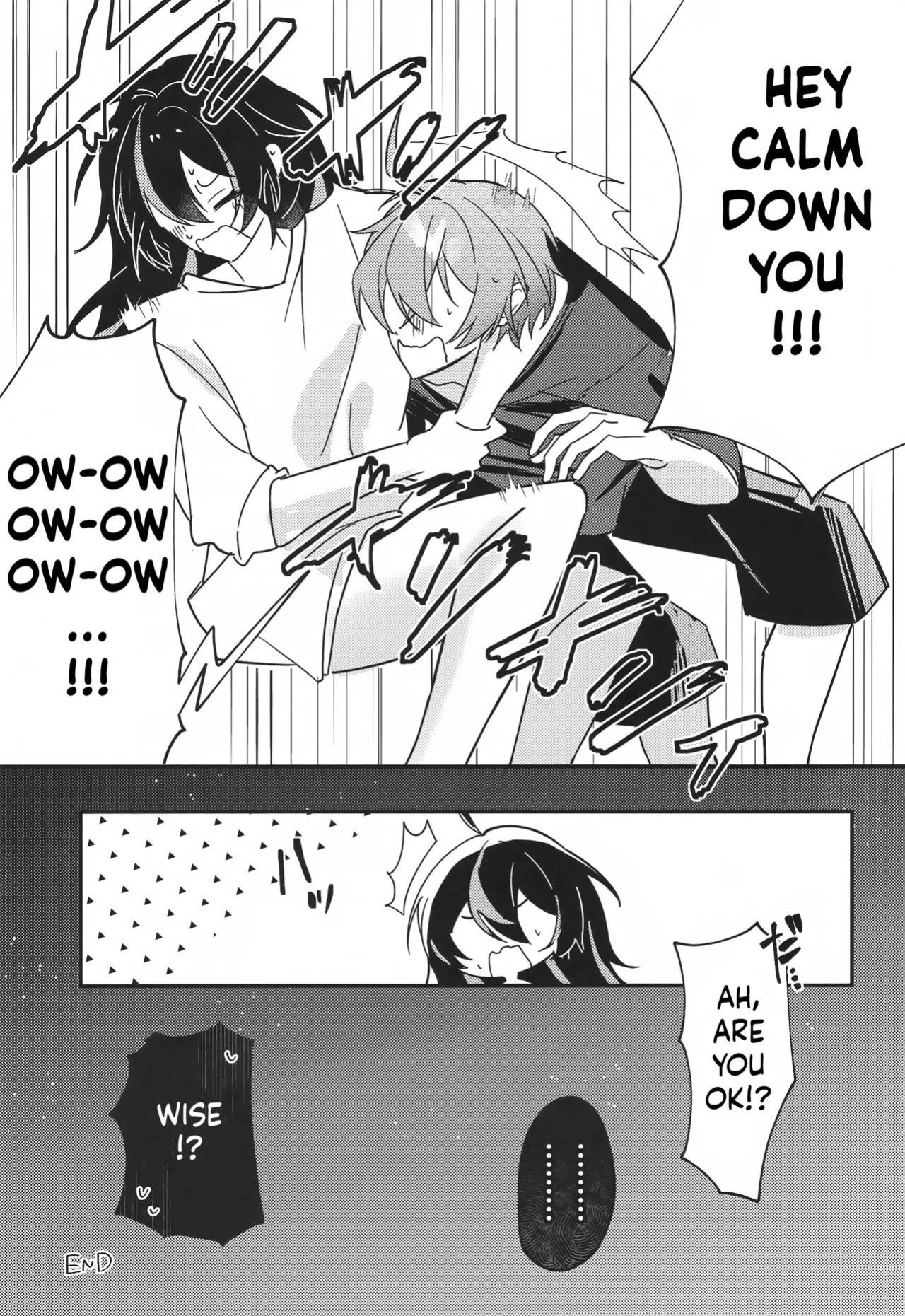 (C106) [Strawberry Langue de Chat (Minase)] Amayadori wa Taion de. - Under the rain. (Zenless Zone Zero)