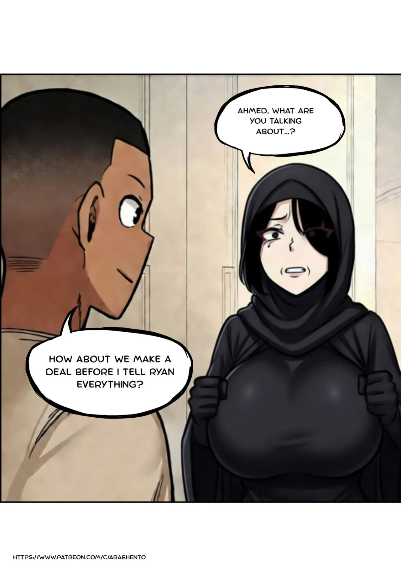 [ArabHento] BBC Chapter 2 : Affair with my hijab Friend Mom