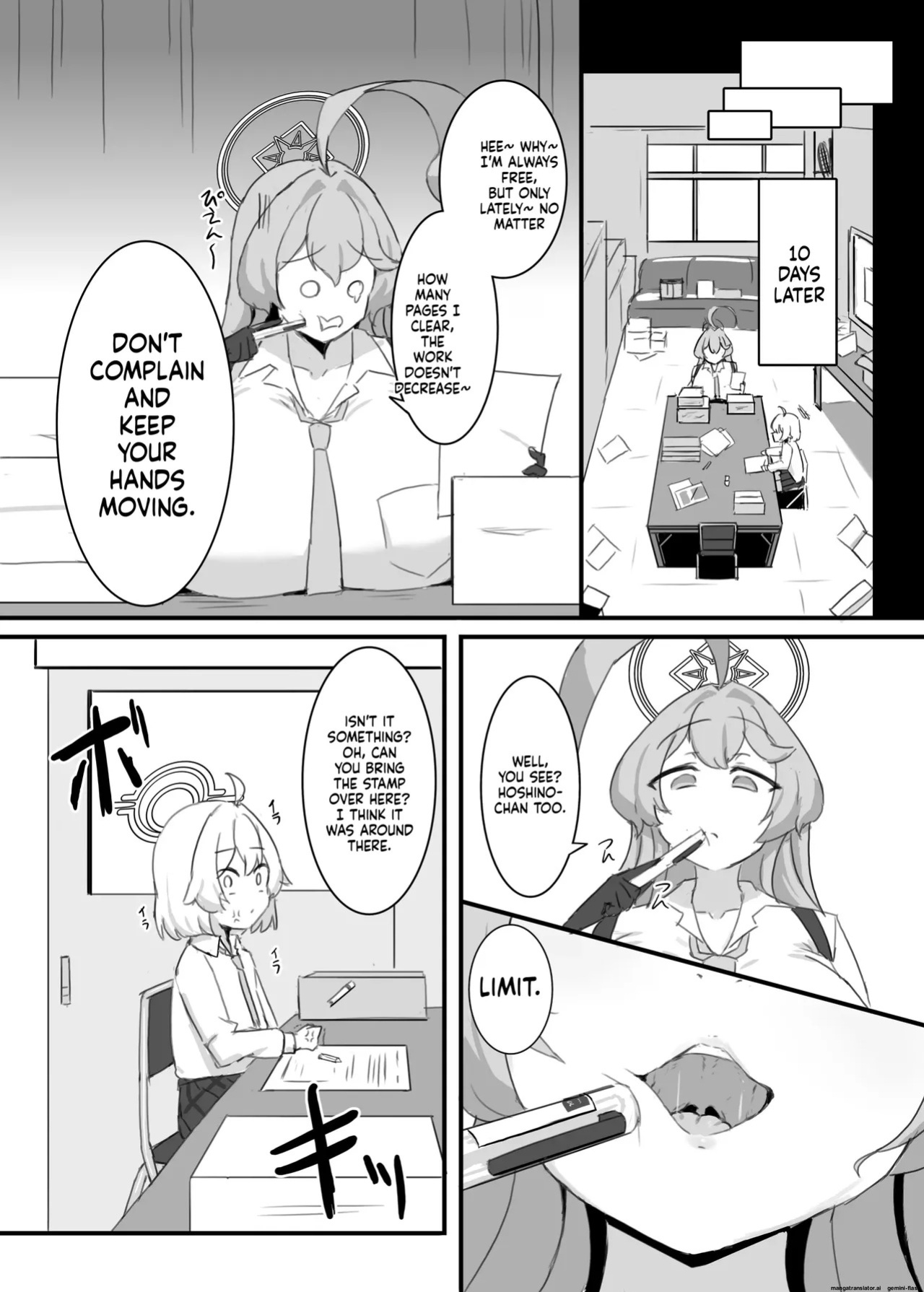 [Tagengo Taiouka (Noe)] Hoshino-chan to Wasurerarenai Mukashi no Onna + Yoin '24 (Blue Archive) [English] [Digital]