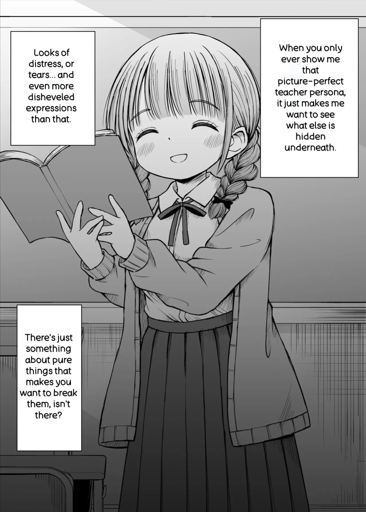 [Kotorakku] Please Don't Bully Sensei Too Much... ~The Day the Kind, Baby-Faced, Big-Breasted Hanasaki-Sensei’s Heart Broke~ [English]