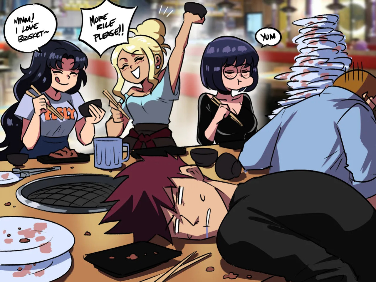 [Tuna Fat | Pommu] Reiko, Nikki & Mochi / The Dragon Tamer | Dragon TamerS [ongoing]