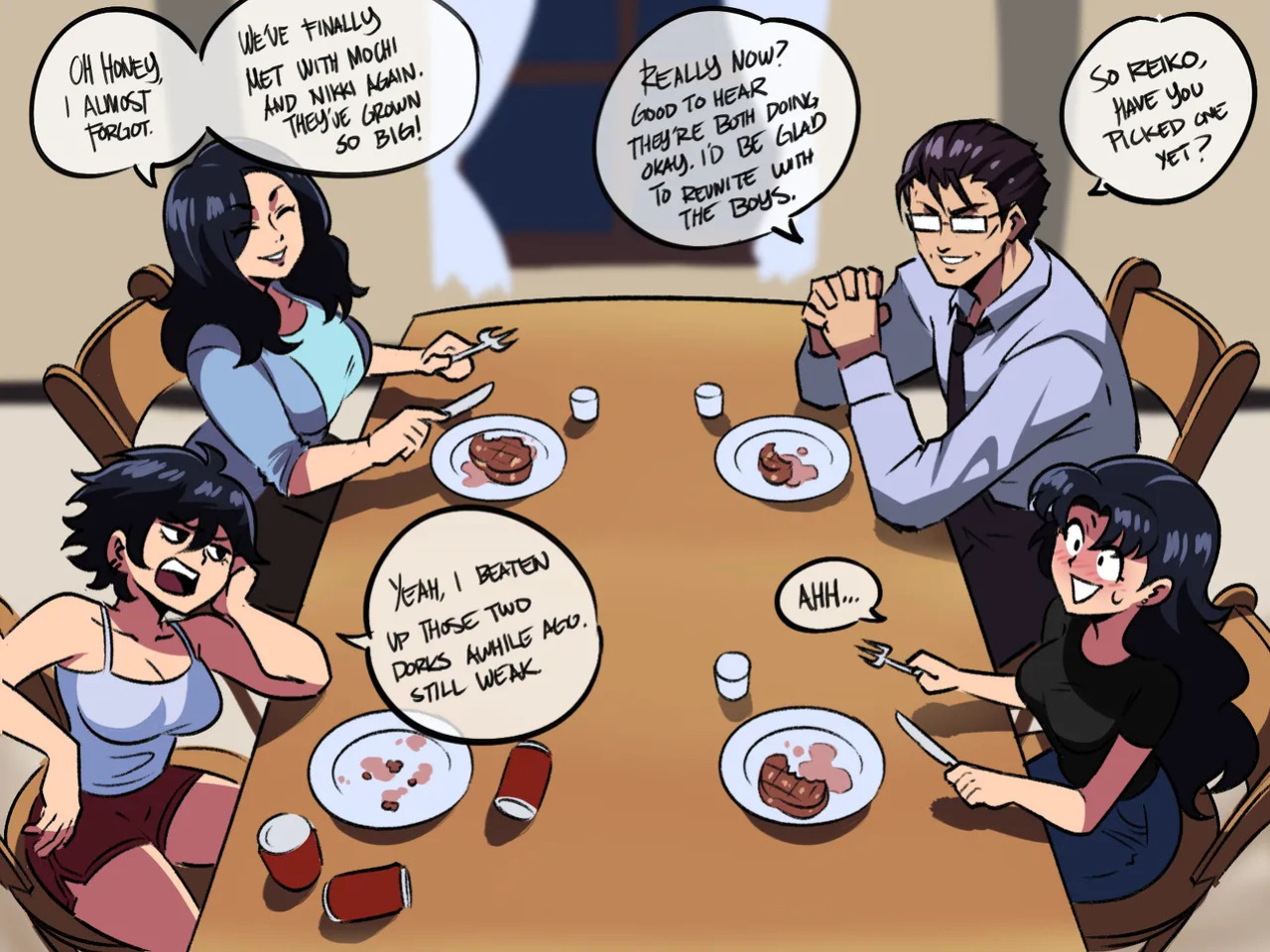 [Tuna Fat | Pommu] Reiko, Nikki & Mochi / The Dragon Tamer | Dragon TamerS [ongoing]