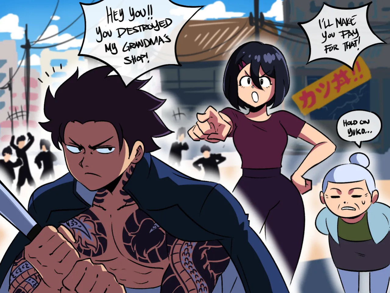[Tuna Fat | Pommu] Reiko, Nikki & Mochi / The Dragon Tamer | Dragon TamerS [ongoing]