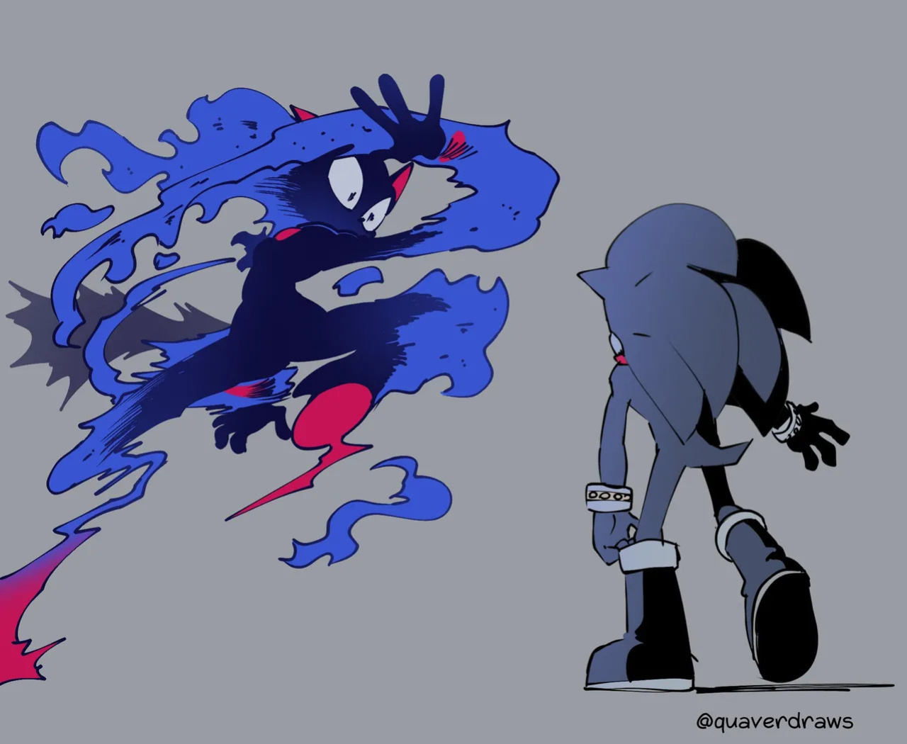 [Quaverdraws] Rush to the Dreamland (Prototype Sonic AU)