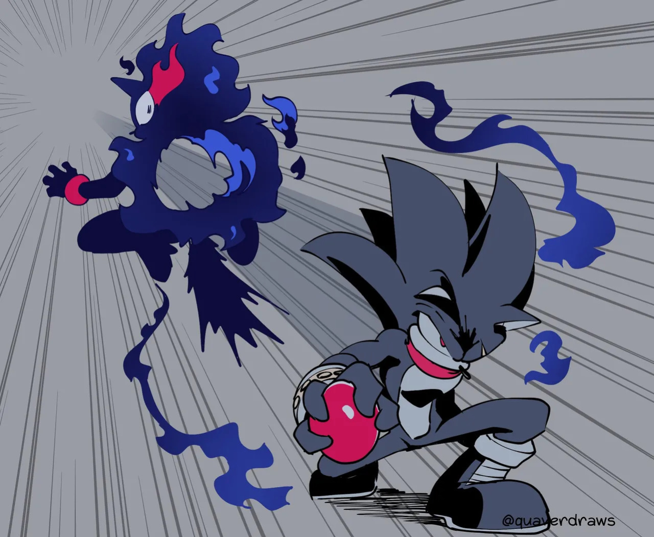 [Quaverdraws] Rush to the Dreamland (Prototype Sonic AU)