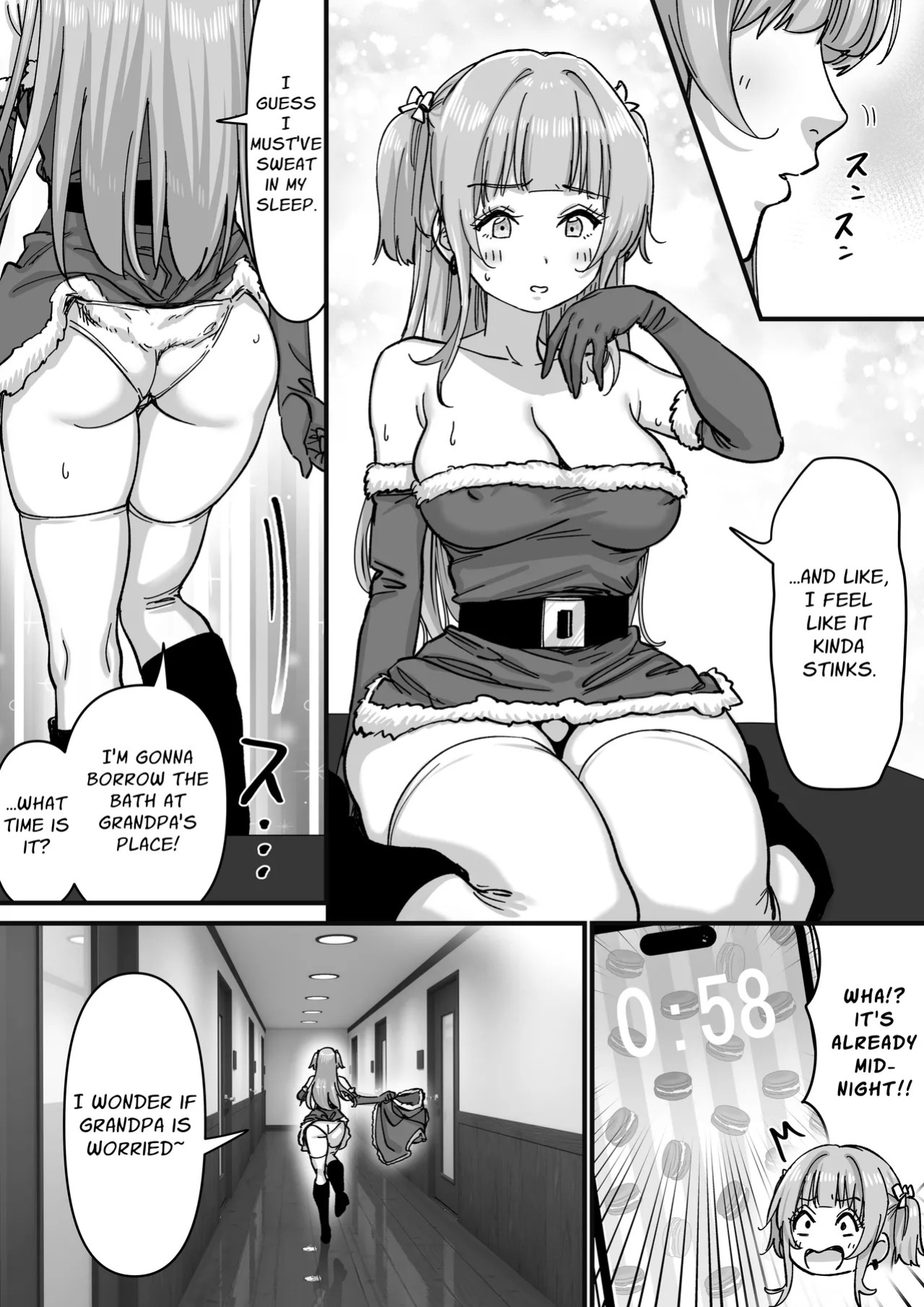 [P&I (Satsukimasu)] Idol Santa no Seinaru Present | Idol Santa's Sexy Silent Night Present [English] [Cunny Garden]