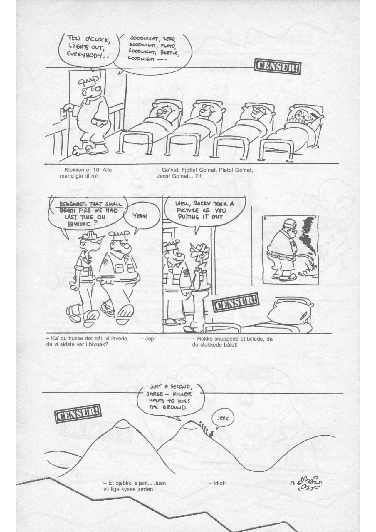 [Mort Walker] Basserne Censur! #1 [Danish, English]