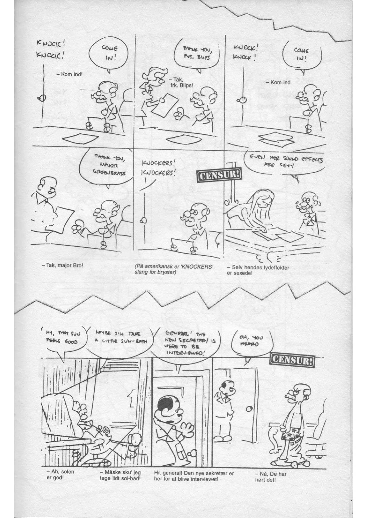 [Mort Walker] Basserne Censur! #1 [Danish, English]