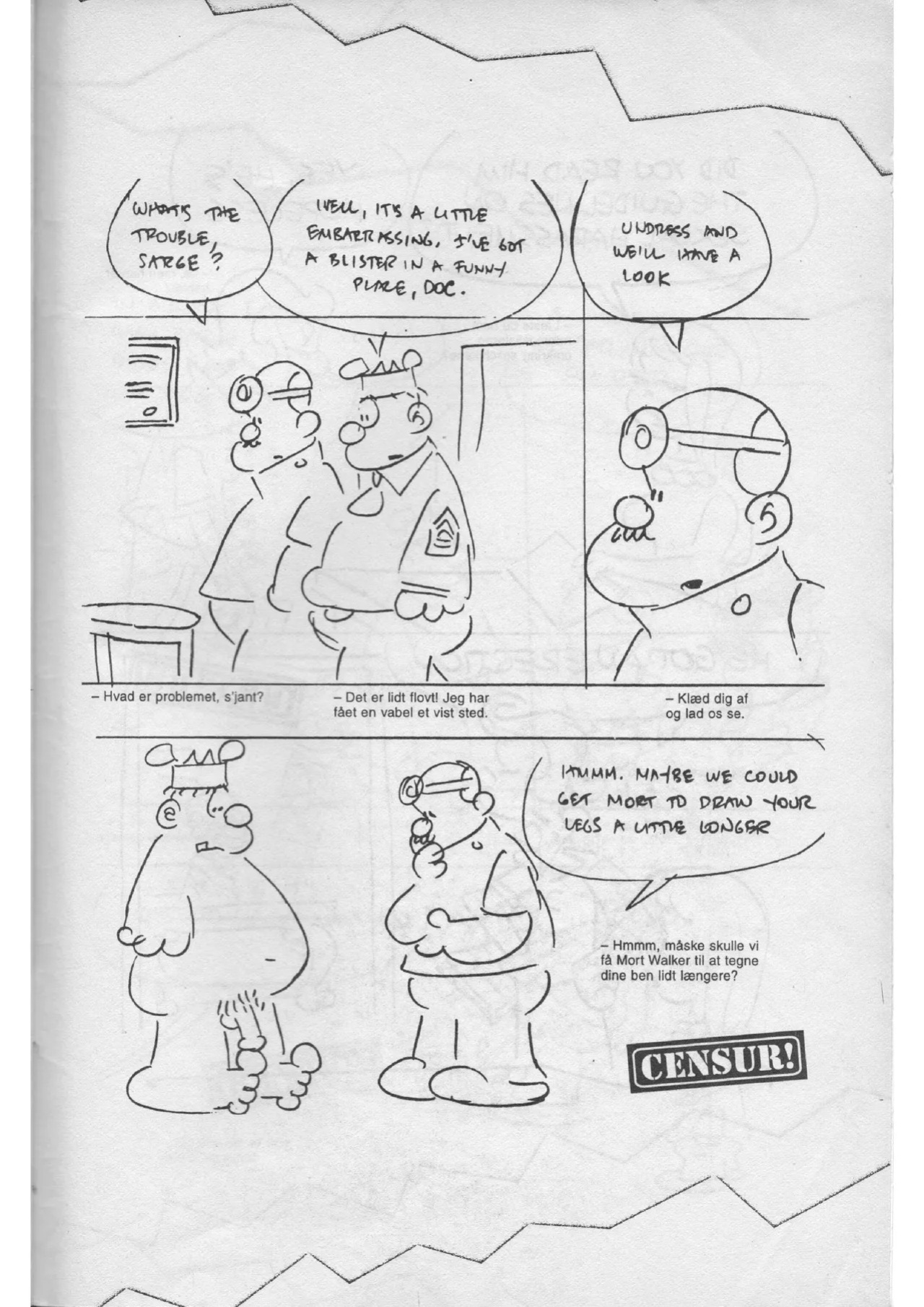 [Mort Walker] Basserne Censur! #1 [Danish, English]