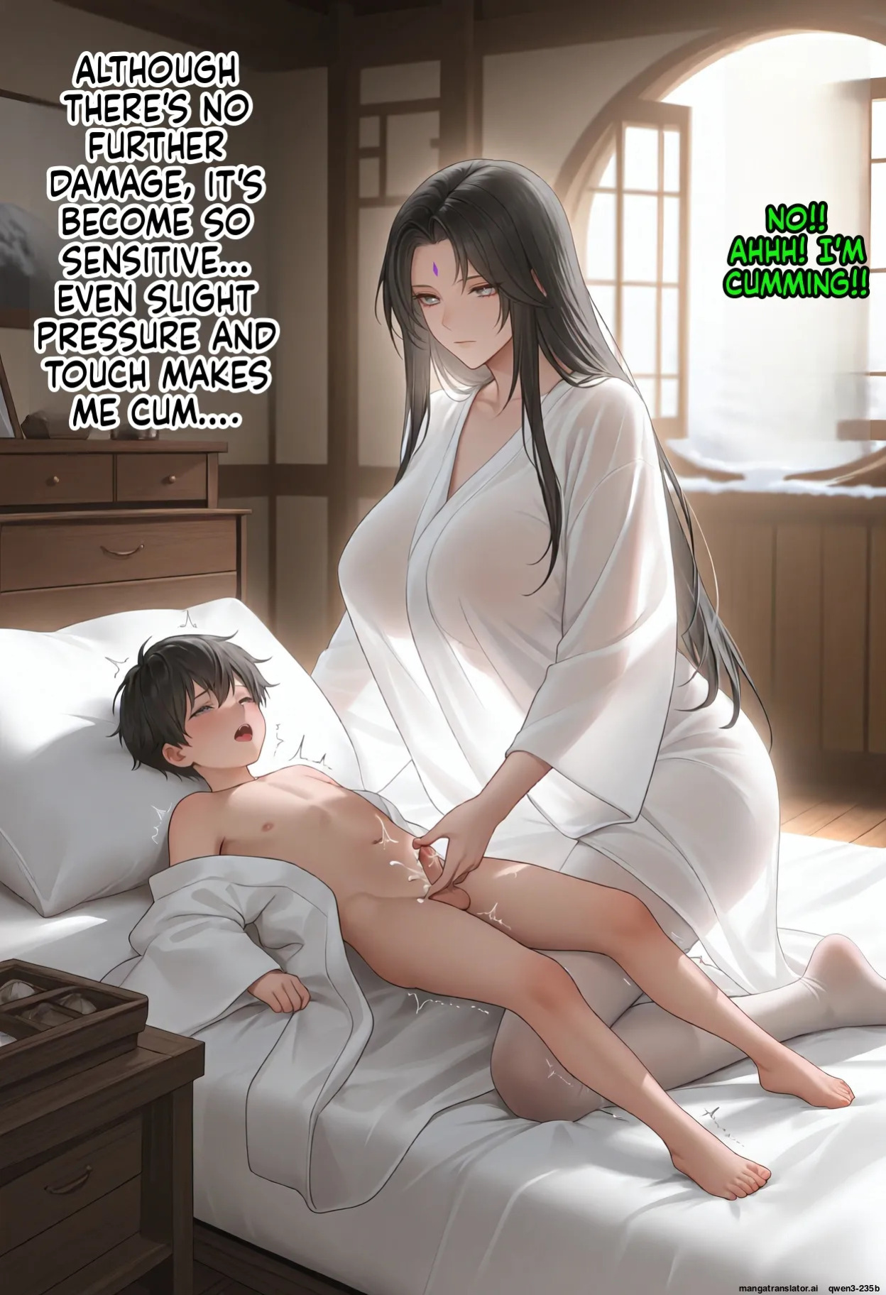 the divine healer junior sister is NTR'd and humiliated by me—the guy with the tiny cock[AI Generated
