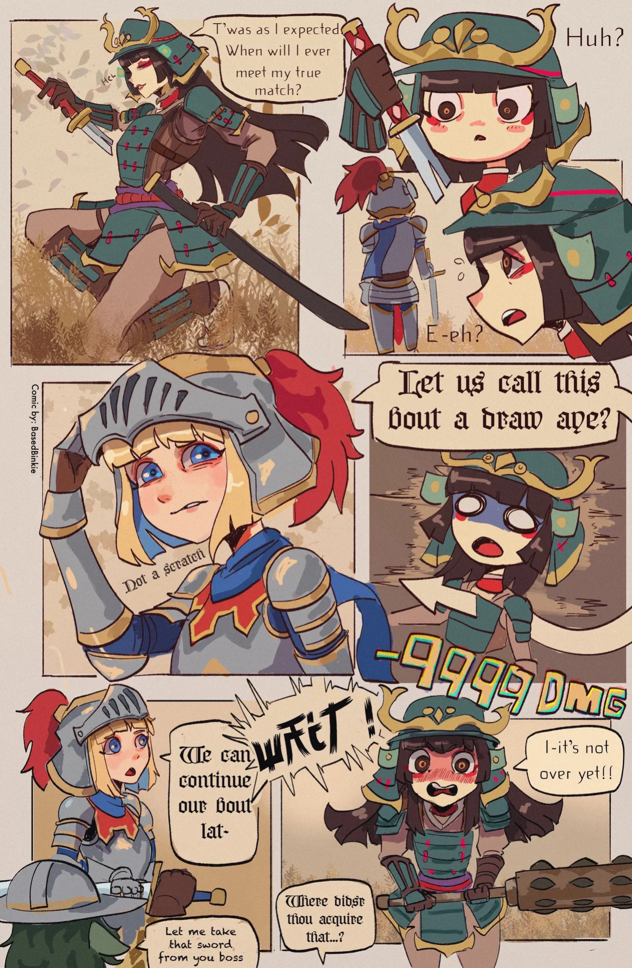 [BasedBinkie] Chivalry Starved Knight/Familiar Lands