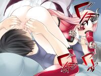 [Spermagic (MAKI)] Succubus no Doinran Onee-san ni, Doutei mo Seieki mo Nanimokamo Shiboritorarechau Boku [Eng]