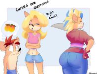 [Scrabble007] Tawna & Coco Bandicoot (Crash Bandicoot)
