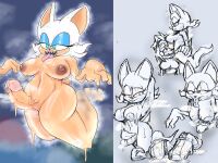 [DanHabikitiki] Rouge the Ghostly Bat Thief Doodles