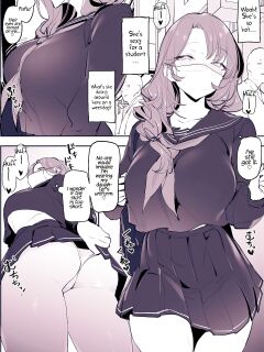 [Poriuretan] Musume no Seifuku de Sotodashi, Doukyuusei ni Mitsukaru Hitozuma | A Wife Who Wore Her Daughter's Uniform Out Was Found by Her Daughter's Classmate [Coffedrug]