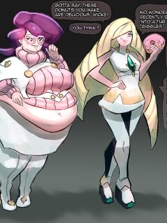 [Plumpchu] Wicke and Lusamine Oink up!