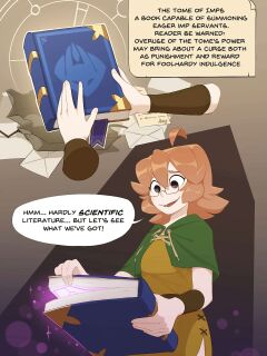 [HuffsLove, Spicymancer] Monster Researcher Eclair and the Book of Imps! [complete] Preview