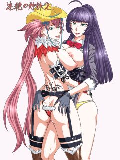 [Oneekyou (ML)] RenZetsu no Shimai 2 | RenZetsu Sisters 2 (The OneChanbara) [doujin-moe.us]